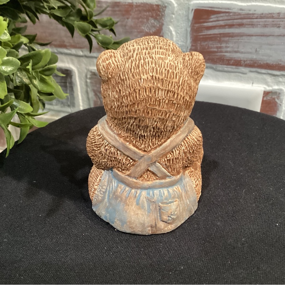 🔴 Vintage - 1984 to 1985 - Stone Critters Baby Teddy - Excellent Condition - Picture 4 of 11